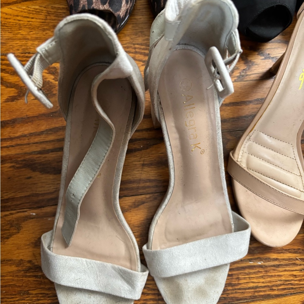 Allegra K Women's Cream Sandals